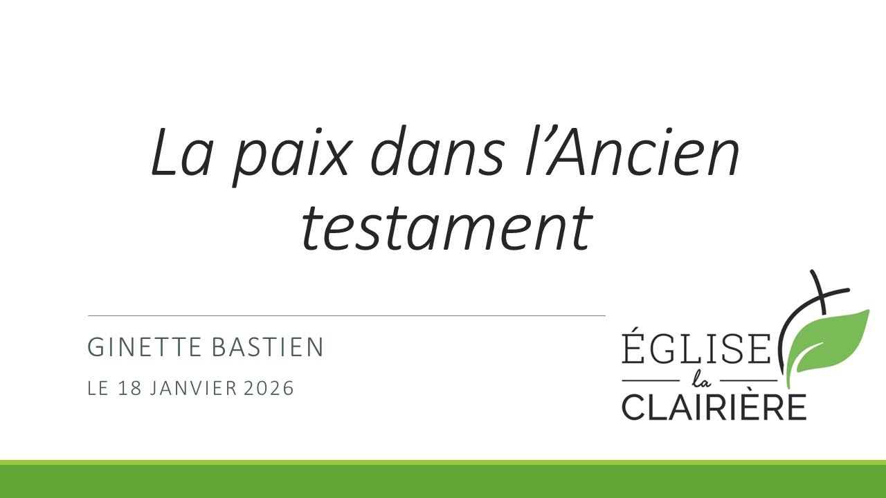 La paix dans l'Ancien testament