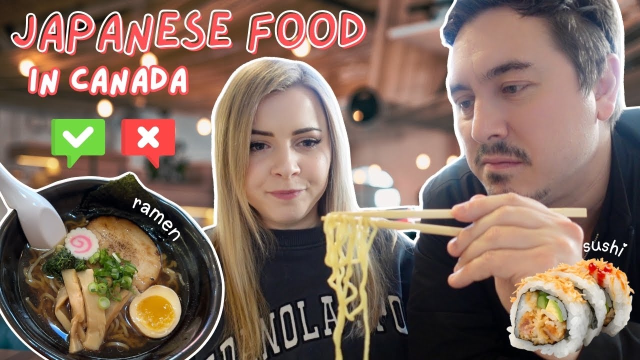 We Tried Japanese Food in Canada 😅🍜🇨🇦 ft. 