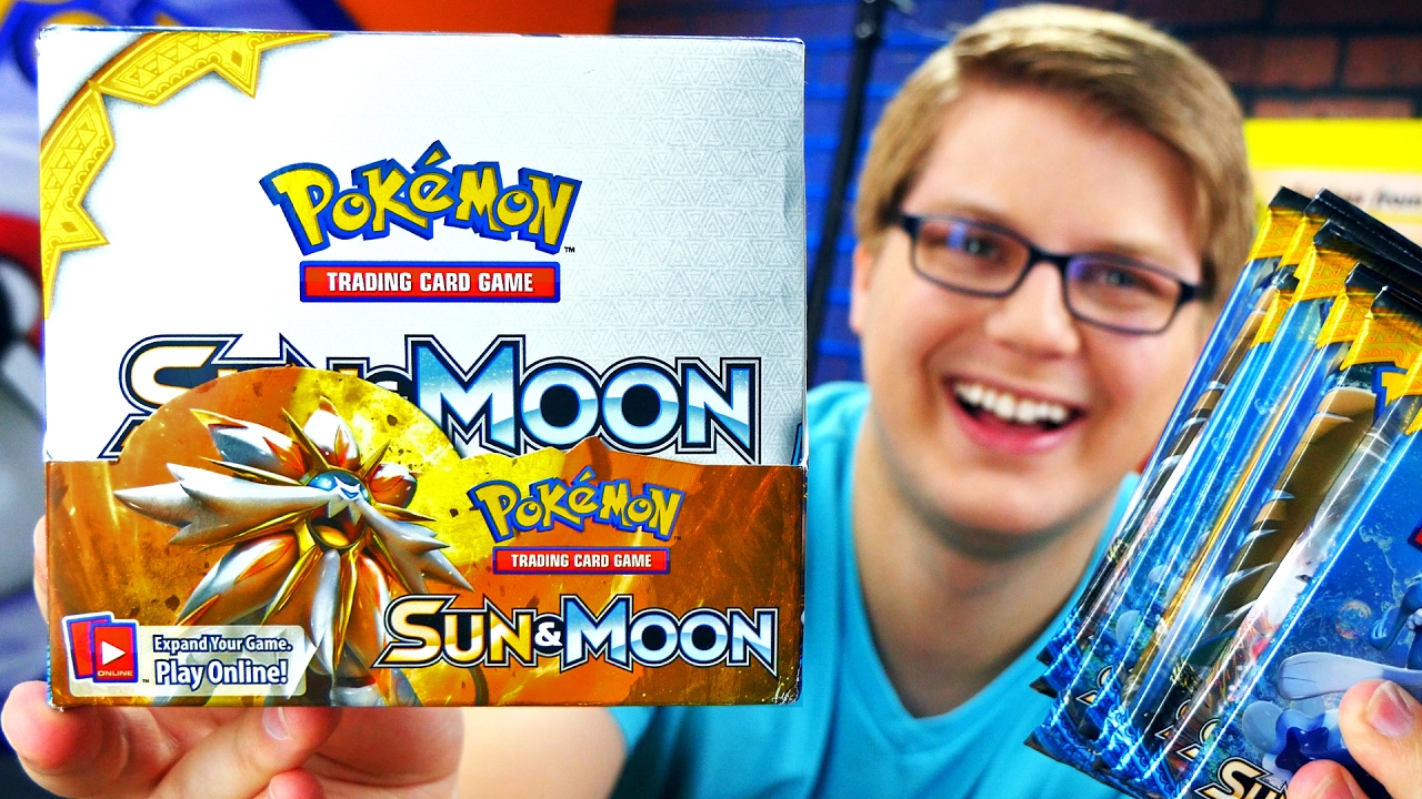 English Sun and Moon Booster Box Opening - Pokemon TCG