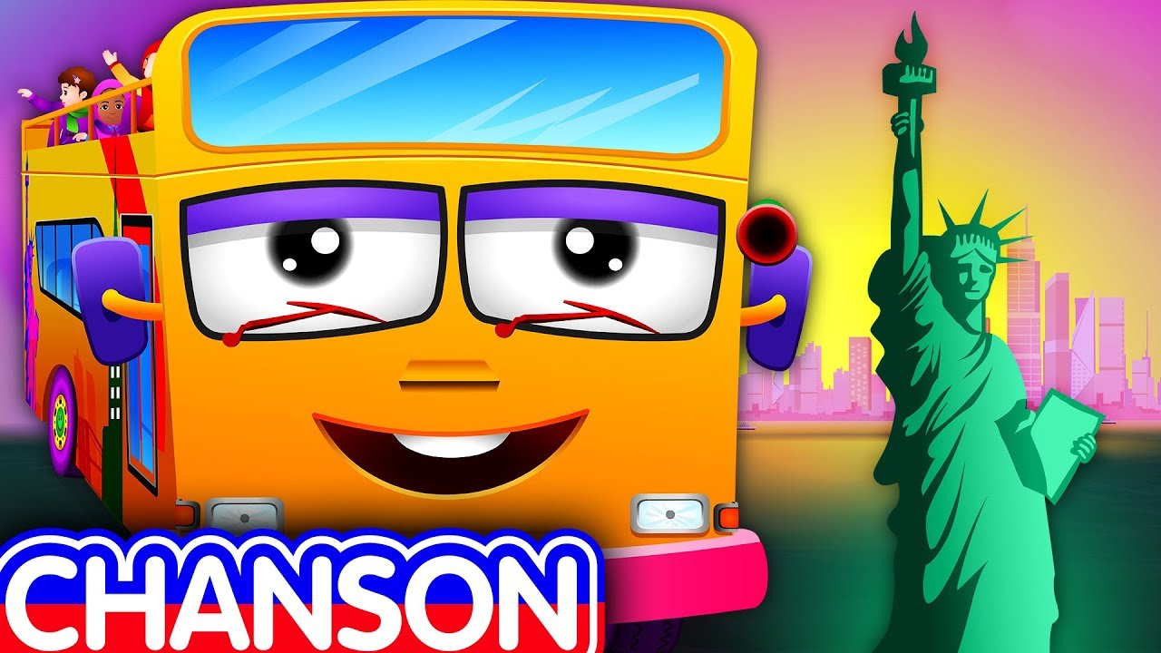 Les Roues De L’autobus (Wheels On The Bus - New York City) | ChuChu TV Comptines et Chanson