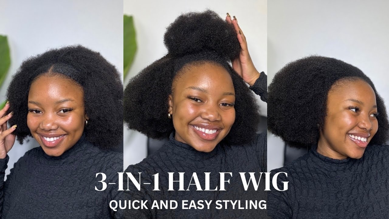 CURLSCURLS 3-in-1 HALF WIG|Beautiful and easy styling