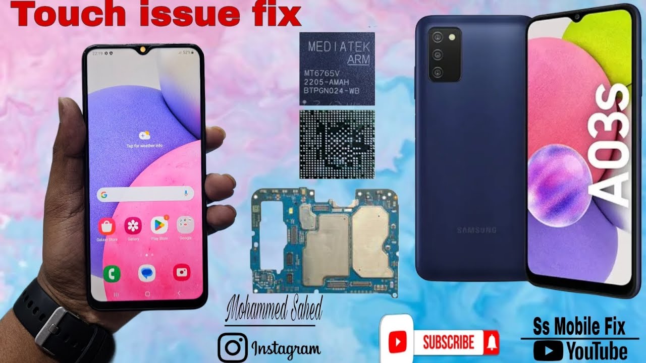 Samsung A03s Touch Issue Fix 💯✅✅✅