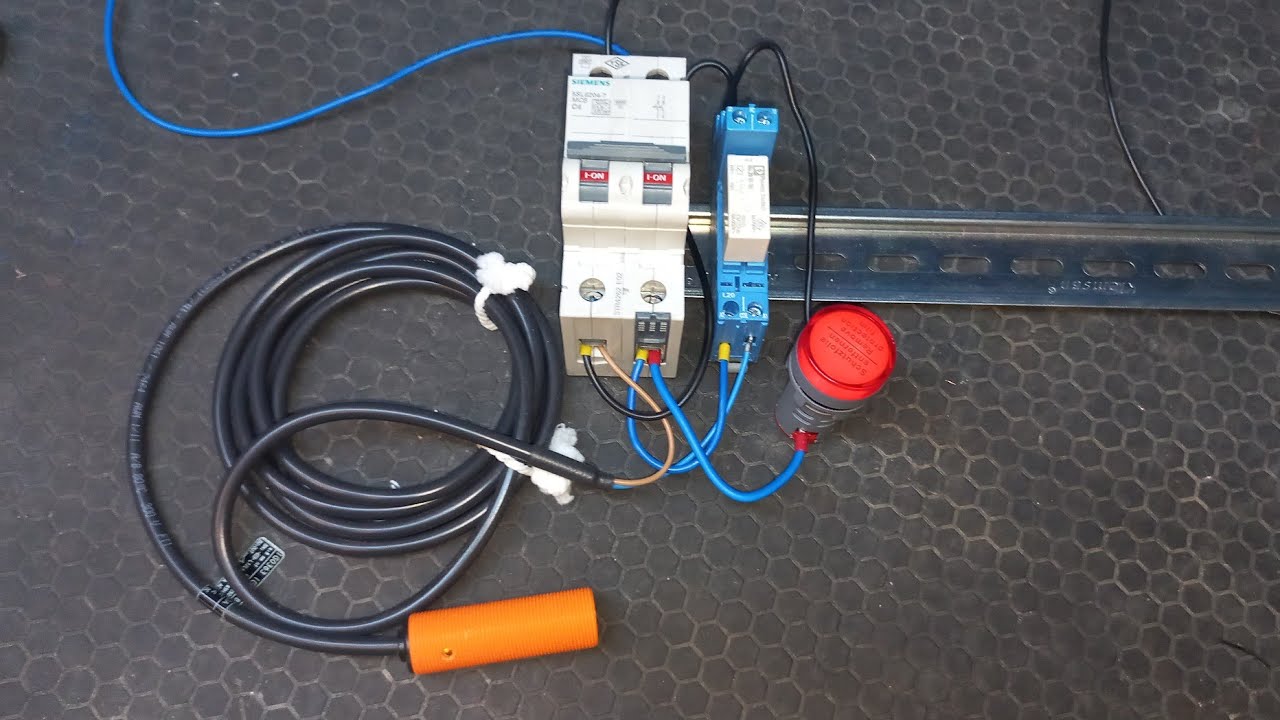 İki kablolu indüktif sensör bağlantısı / Bıcaklı vana (Piston) sensörü