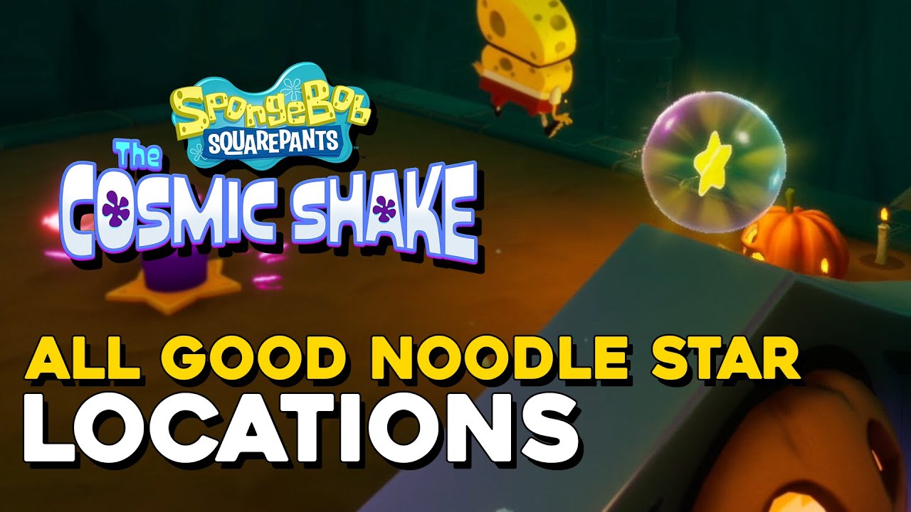 SpongeBob Squarepants: All Good Noodle Star Locations (Mrs. Puff Quest Guide)