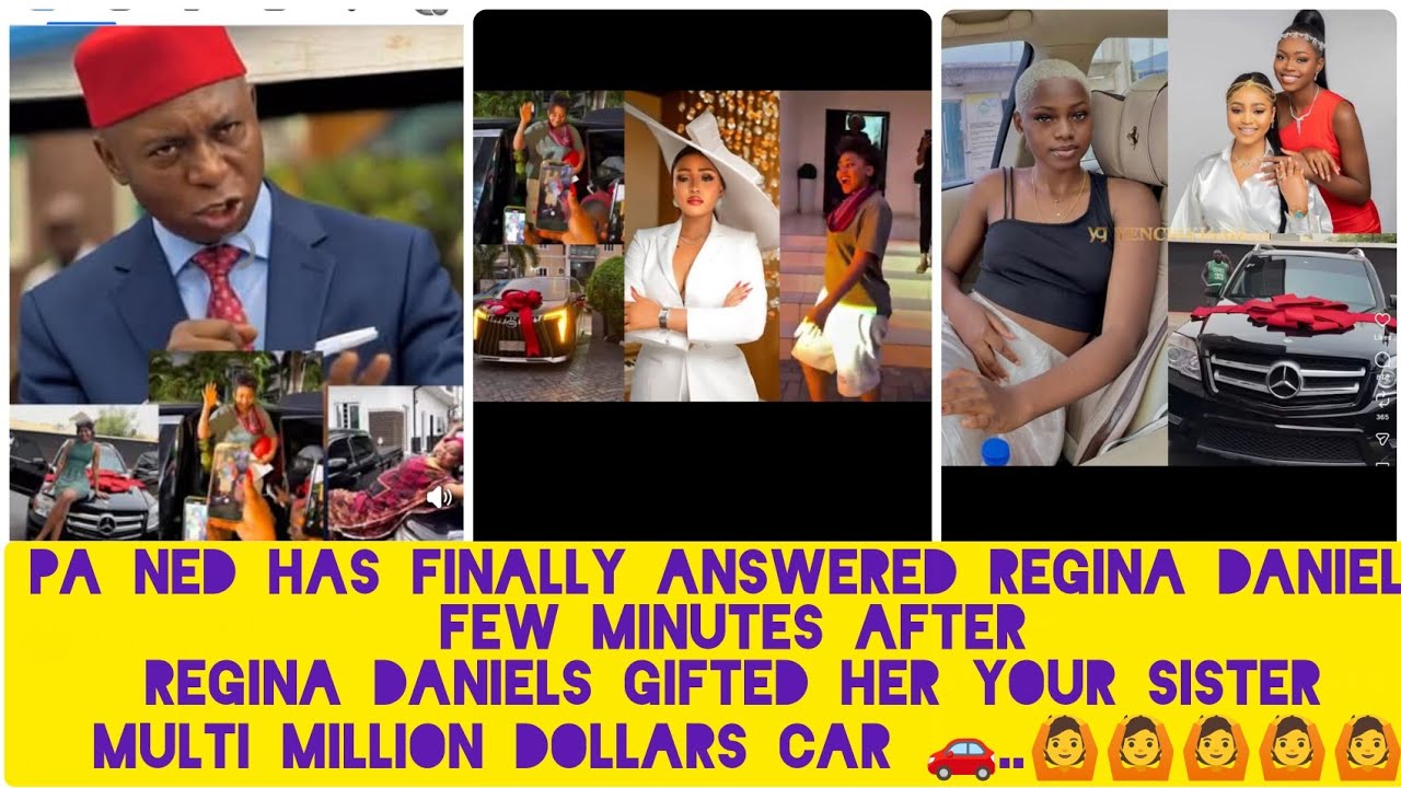 Shocking video of Regina Daniels and pa Ned after Regina Daniels gift her sister Muti millions..