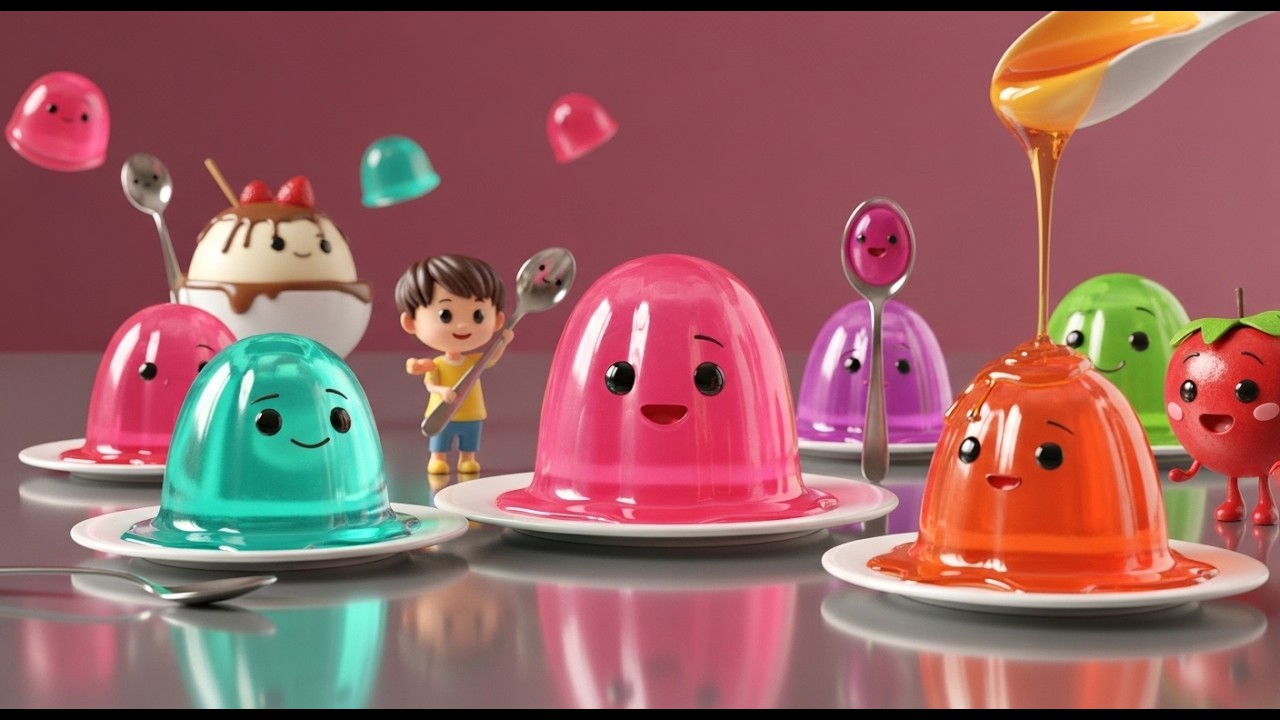Jiggle a Jelly, Jiggle a Jelly | Fun Action Rhyme for Kids | Nursery Rhymes & Toddler Songs