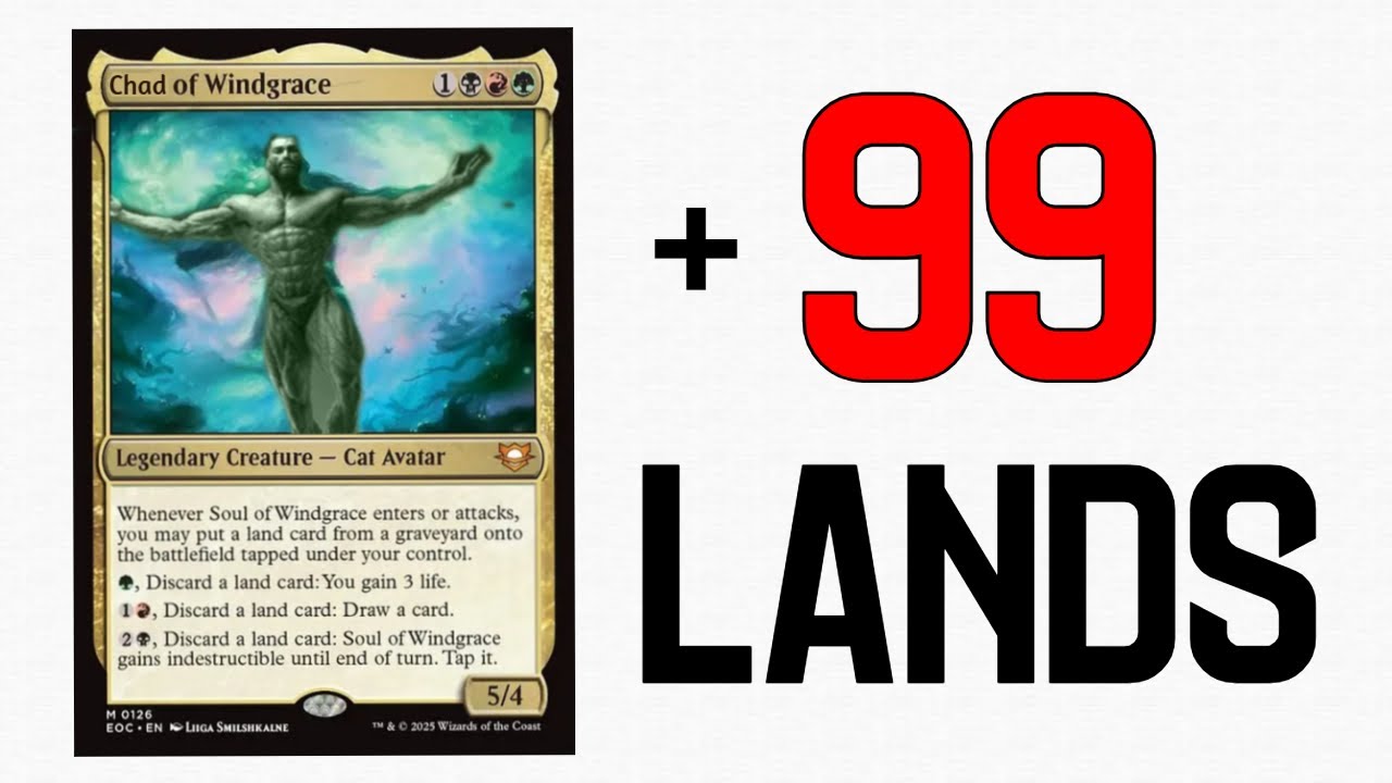 Commander Deck With 99 Lands