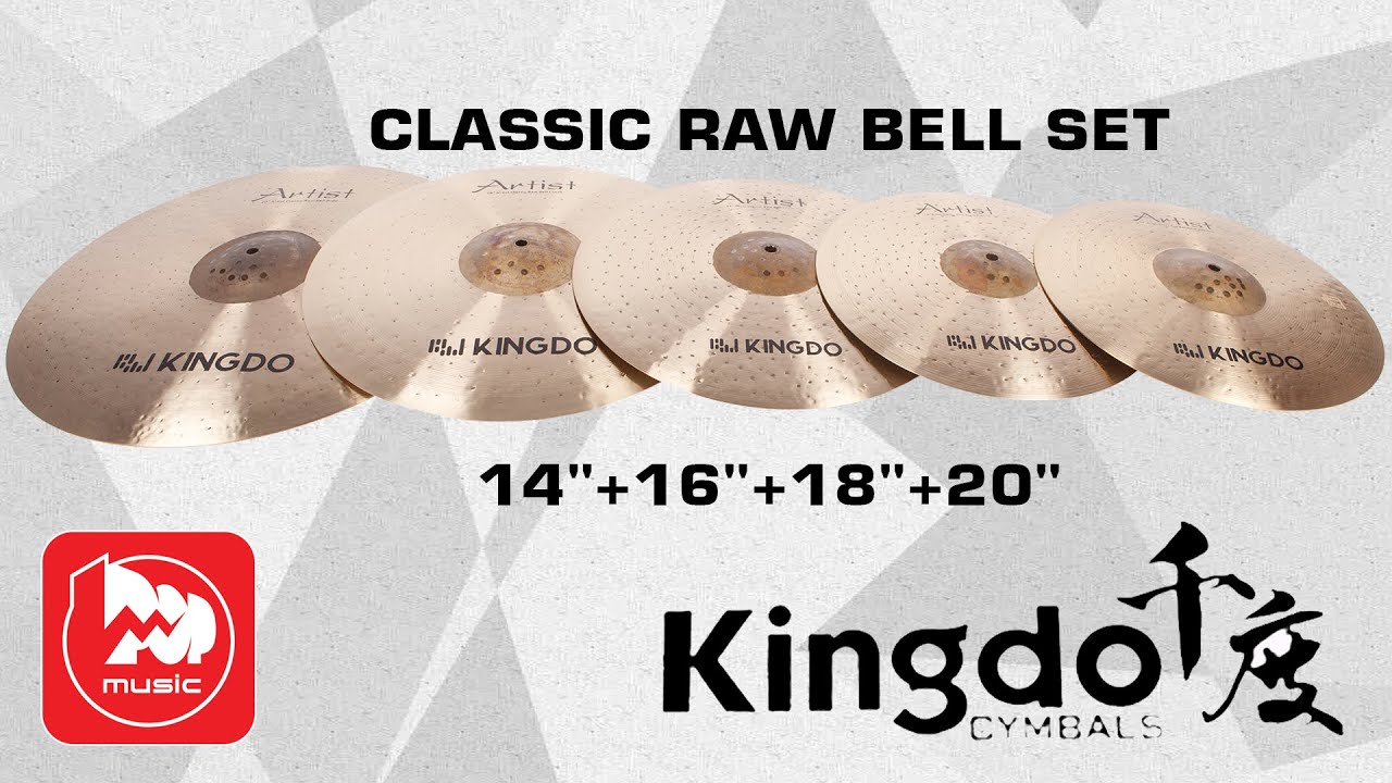 Комплект тарелок KINGDO CLASSIC RAW BELL SET 14