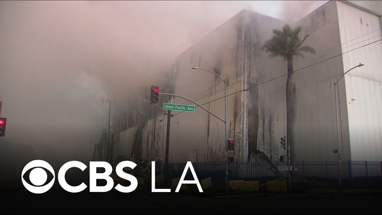 Los Angeles firefighters say Boyle Heights warehouse incident could continue for weeks