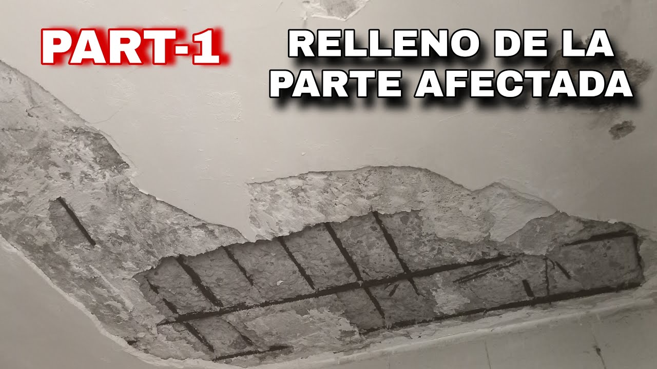 COMO REPARAR UN HOYO EN EL TECHO PART-1