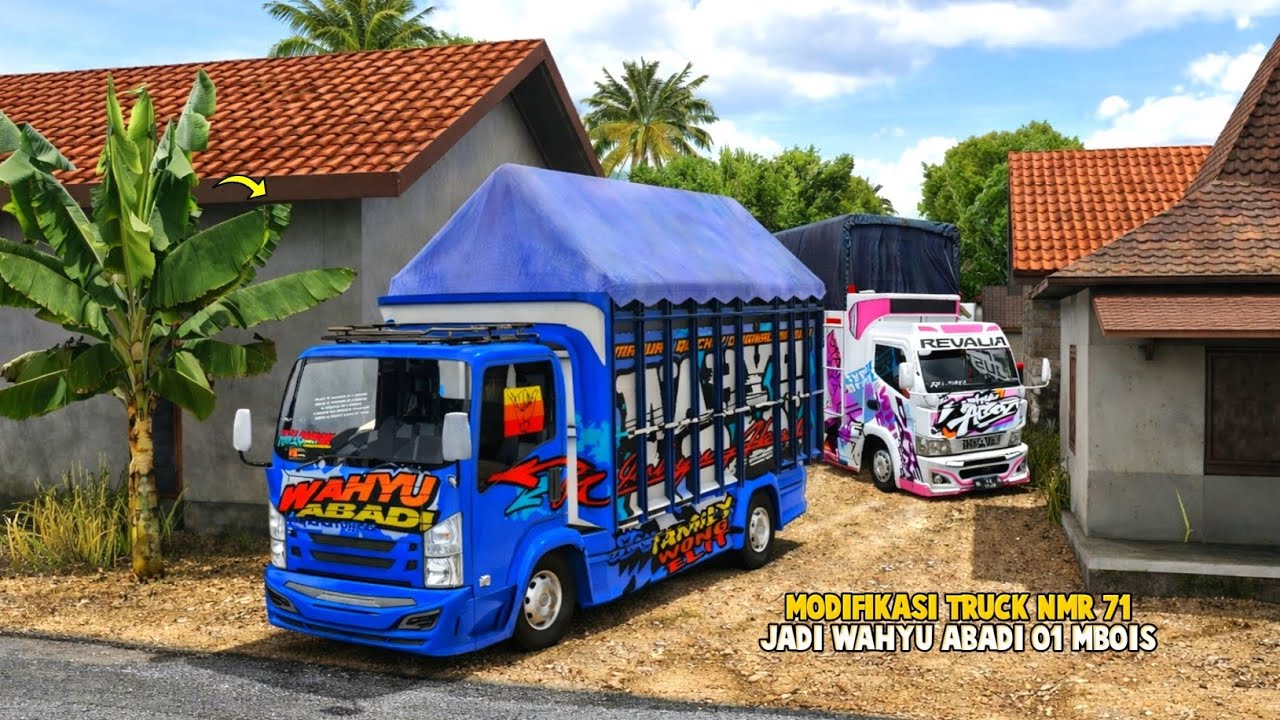 Jadi Makin Ganteng Lagi😍Final Modif Truck Giga Wahyu Abadi 01🔥ES Truck Simulator ID