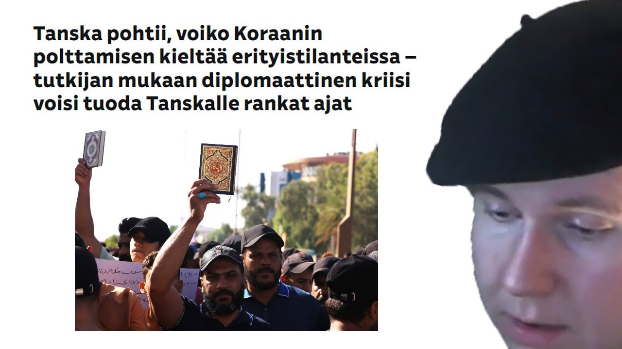Pit&auml;isik&ouml; koraanien polttaminen kielt&auml;&auml;?