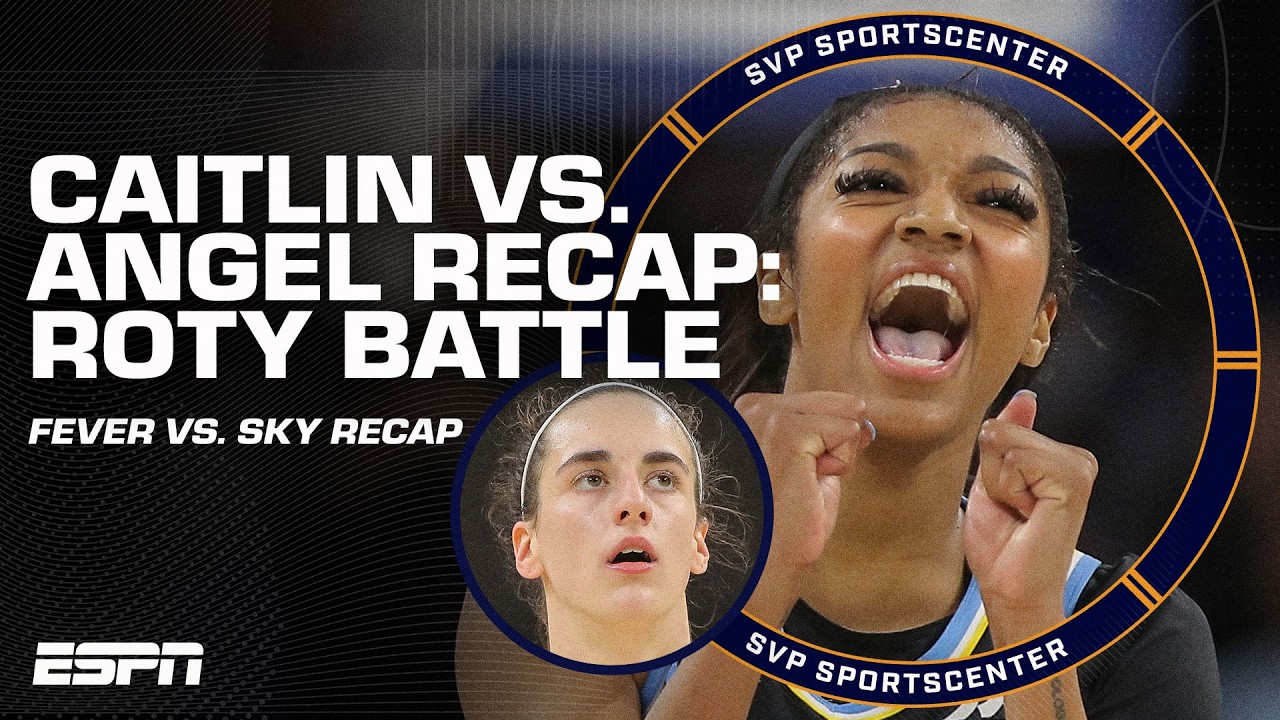 Fever vs. Sky RECAP 🔥 Battle for WNBA ROOKIE OF THE YEAR HEATS UP | SC with SVP