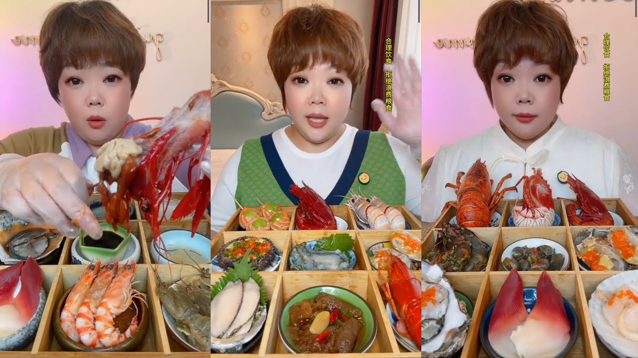 Eat shrimp 🦐🦐🦐 oysters Seafood  shrimp🦞 eggs shrimp 🦐#lopster #seafood #chinesefood,