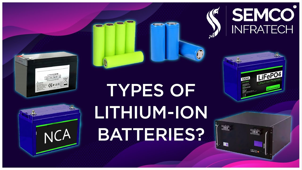 TYPES OF LITHIUM ION BATTERIES | Different Types of Battery | Classification of Battery