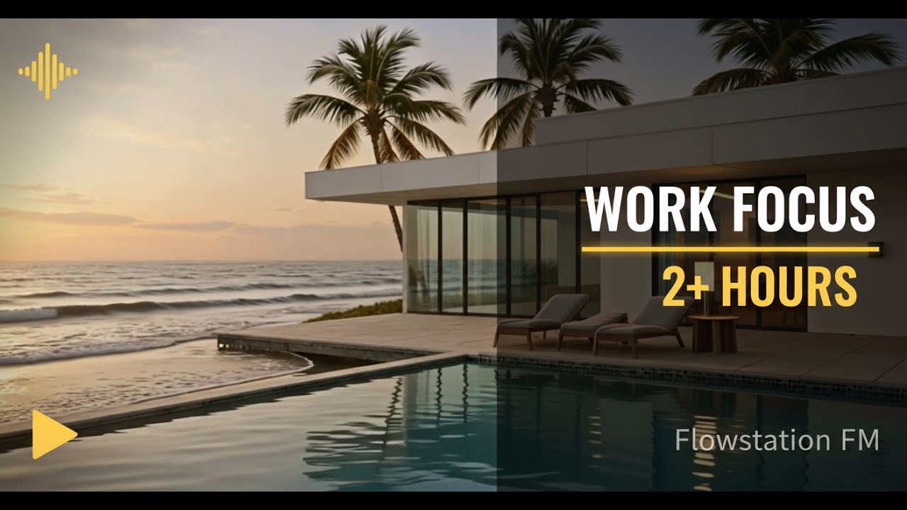 Tropical Deep House | Work Focus Mix 2025 | 2+ Hours