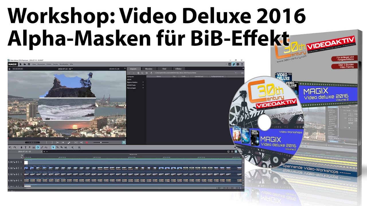 Tutorial: Magix Video Deluxe 2016 - Bild-in-Bild-Effekt mit Transparenzen