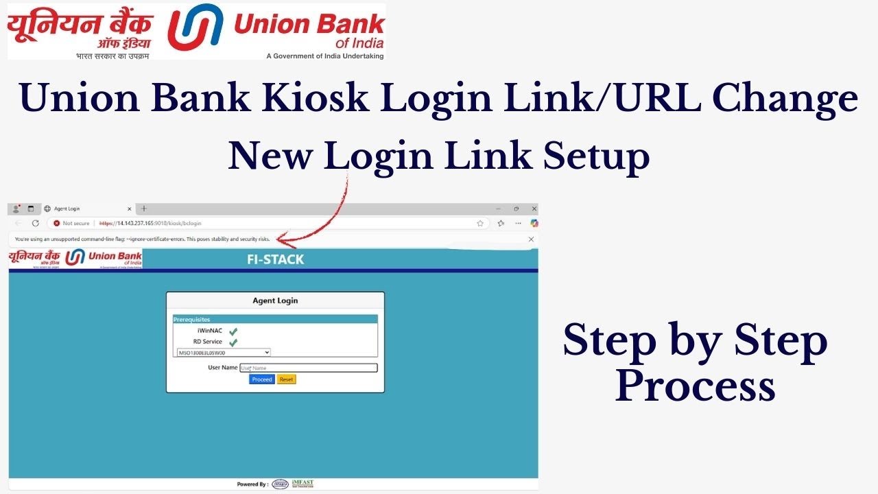 Union Bank Kiosk New Agent Login Link Update | UBI Kiosk Shortcut URL Setup | Step By Step Process