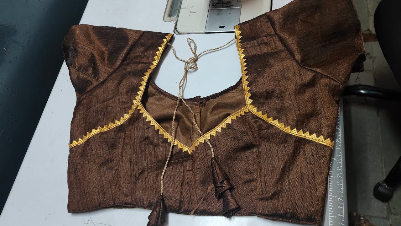 Back blouse design | gurudevdatta_123 | #fashion #blouse #sewing 
