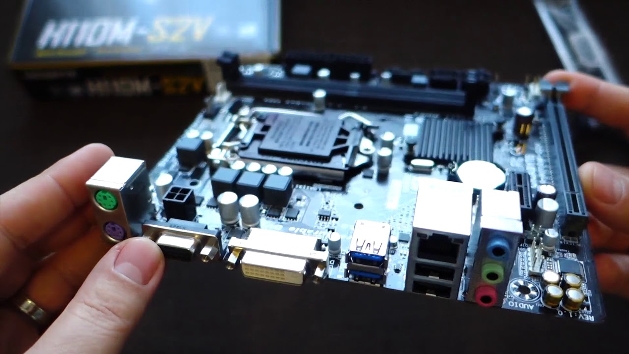 Review & unboxing Gigabyte H110M-S2V DDR4, Socket LGA1151 motherboard