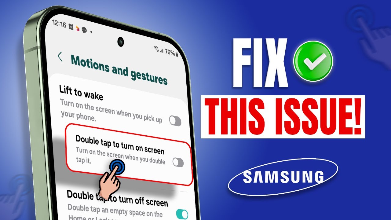 Как исправить ошибку «Двойное нажатие для включения» на телефоне Galaxy
