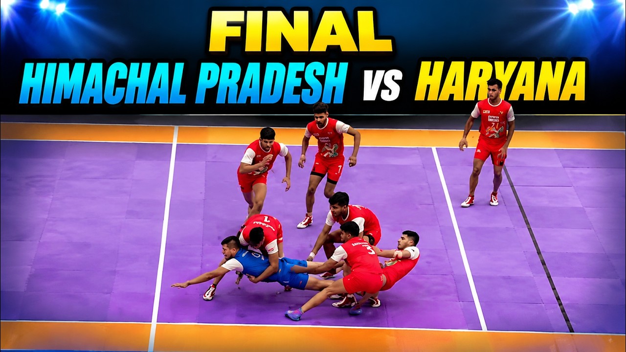 Himachal Pradesh vs Haryana Boy's Final Kabaddi Match Full Highlights | Khelo India Youth Games 2021