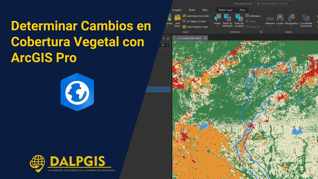 Descubre cómo calcular cambios en la cobertura vegetal en minutos con ArcGIS Pro