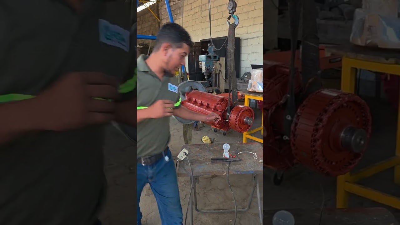 Principio de la lámpara serie, para detección de fallos en bobinados. #BobinadosPizarro #EASA 