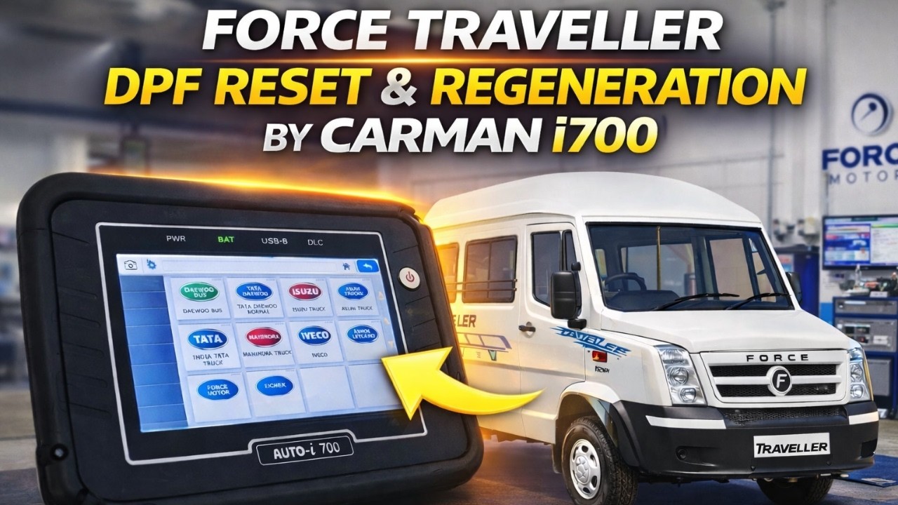 FORCE TRAVELLER DPF RESET & REGENERATIPON BY CARMAN AUTO i700