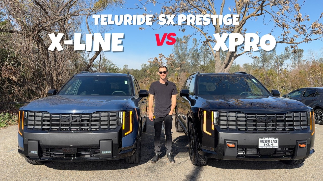 2027 Kia Telluride X -PRO vs X-line in the SX-Prestige