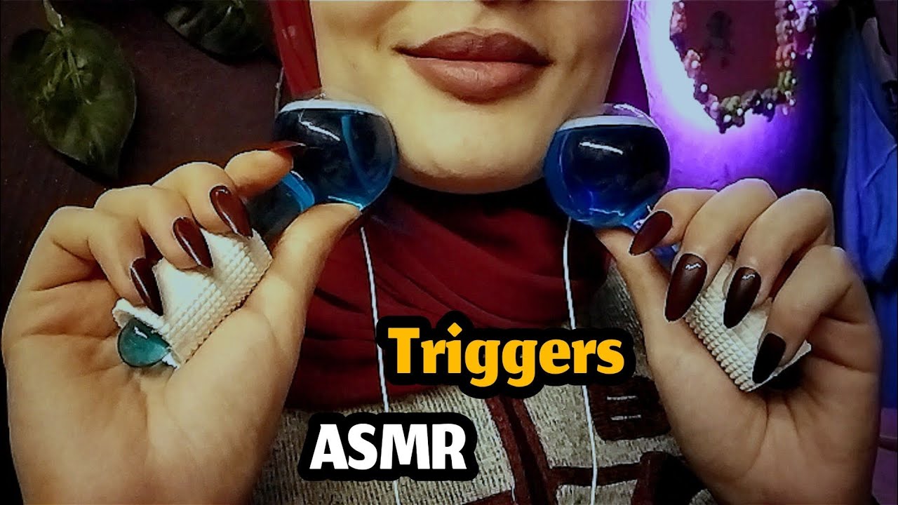 Triggers _ It helps with sleep and relaxation_ Asmr Arabic 💤👄😴🥱#sleep #asmr 
