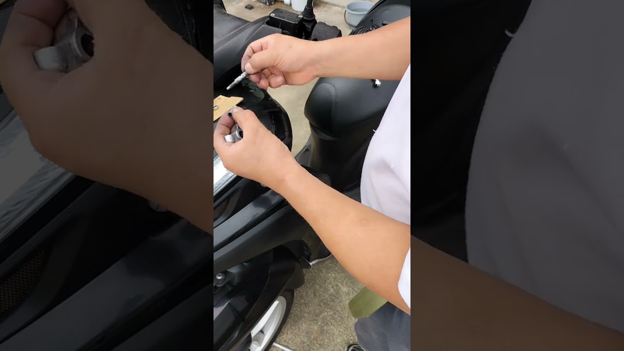 トリシティ125コンビブレーキレバー交換
