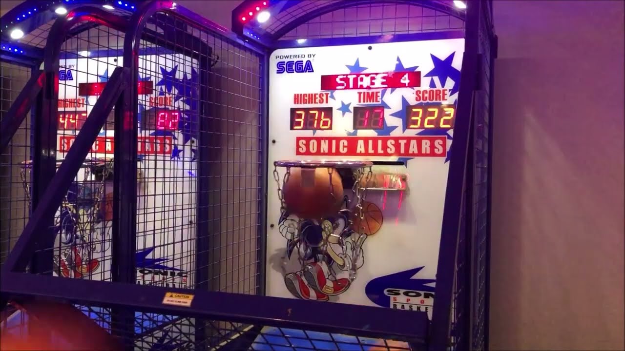 Dominating the High Score on Sonic All Stars Basketball and Lane Master Game Play
