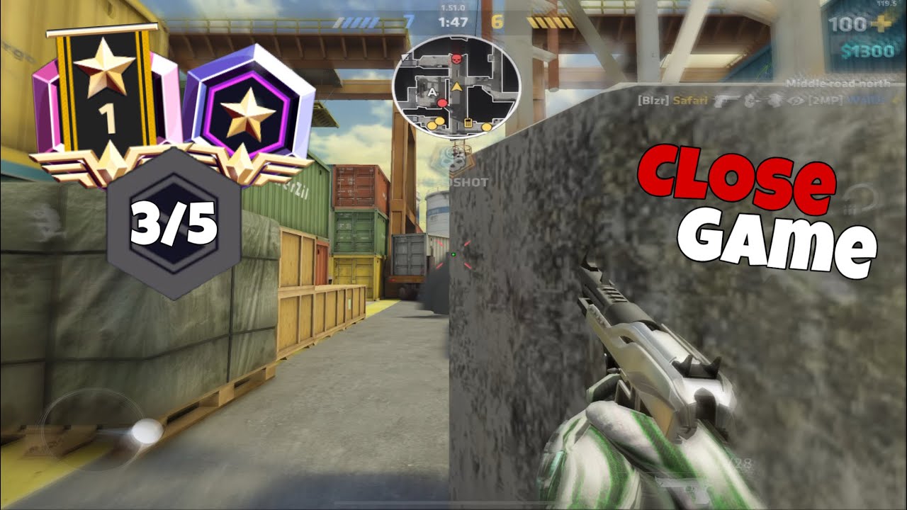 Critical Ops: TRYHARDING in this INSANELY CLOSE GAME | 3/5 Ranked Placement Match | Ranked Season 16