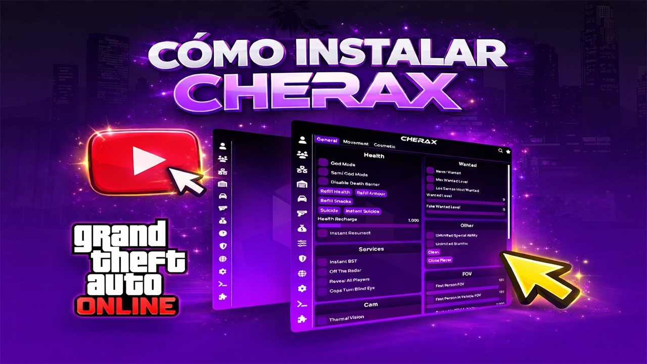 Como INSTALAR CHERAX en GTA 5 Online (ACTUALIZADO 2026)