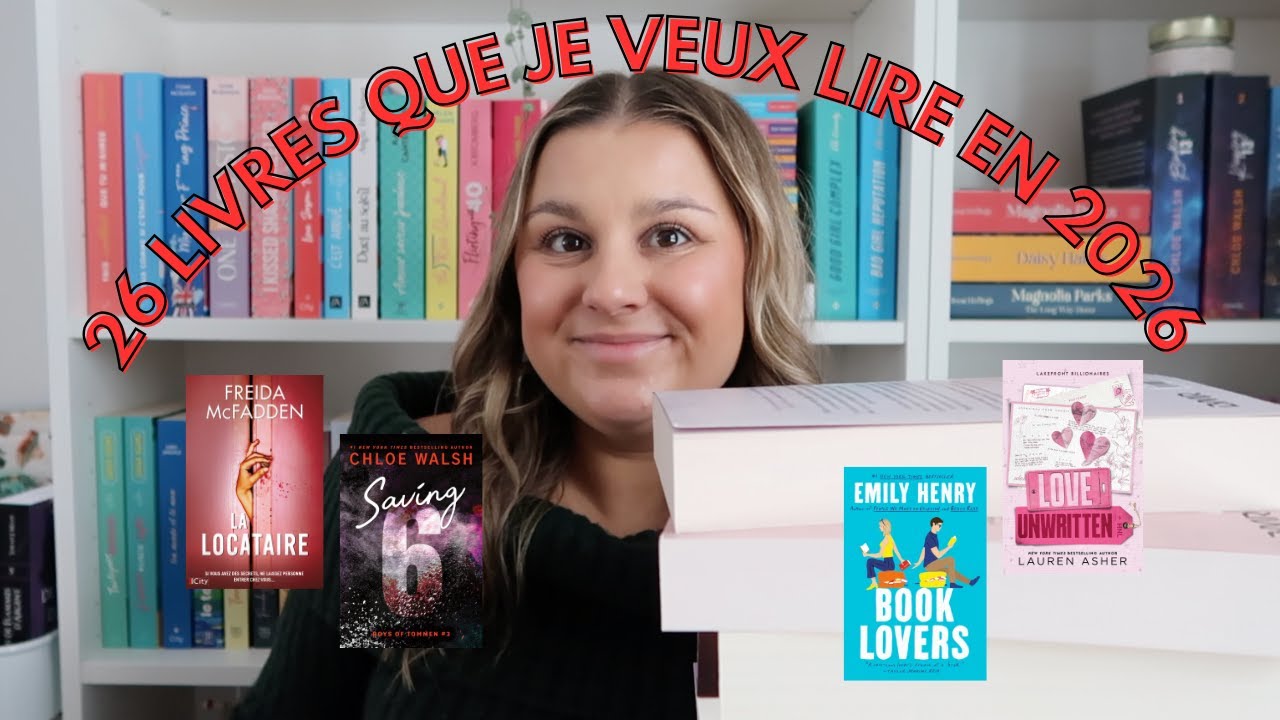 ✨ 26 livres que je veux lire en 2026 ✨