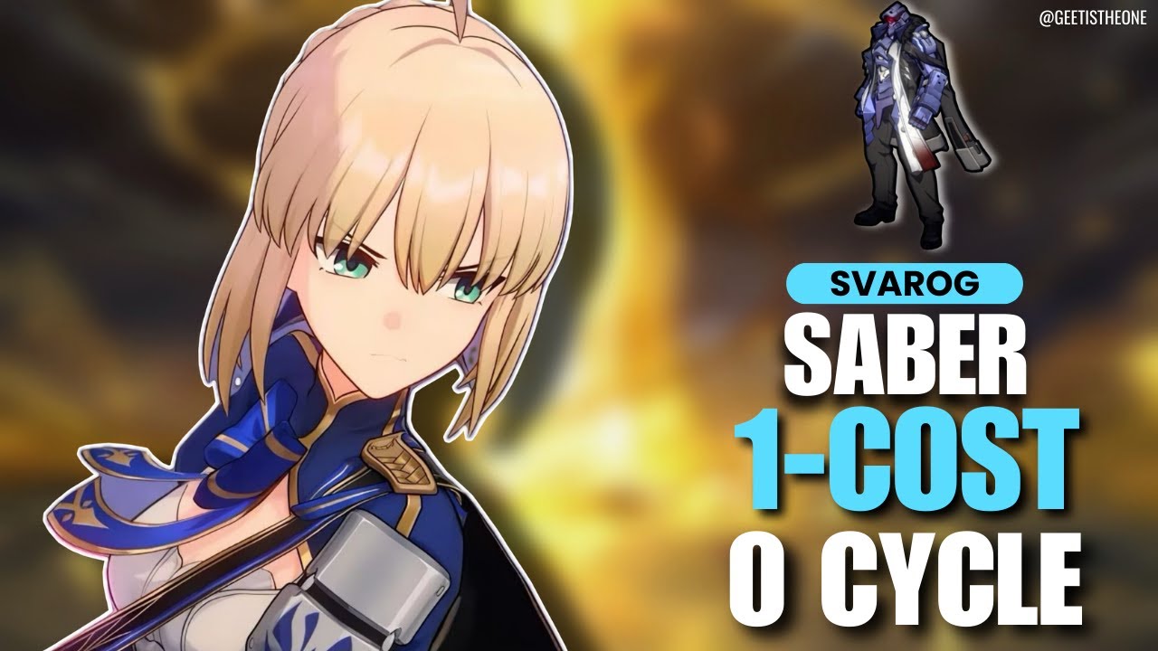 Saber 1-Cost 0-Cycle | Annotated | Svarog | MoC Honkai: Star Rail