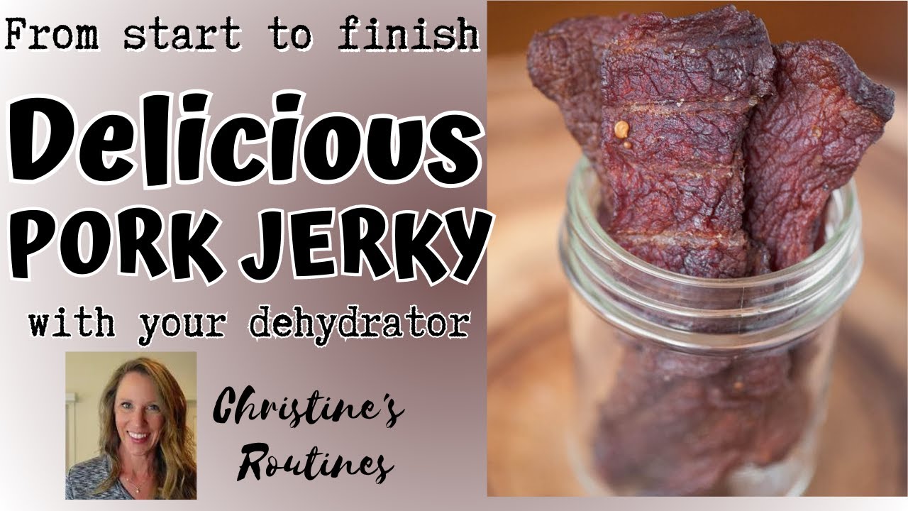 Secrets Of Making Pork Jerky From Pork Loin In Your Dehydrator. From Start To Finish. #jerky