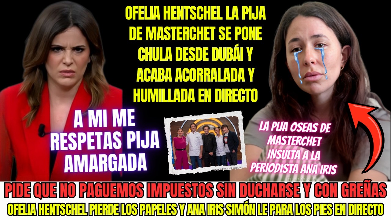 M&aacute;xima tensi&oacute;n Ofelia Hentschel desaf&iacute;a a Ana Iris Sim&oacute;n y termina llorando