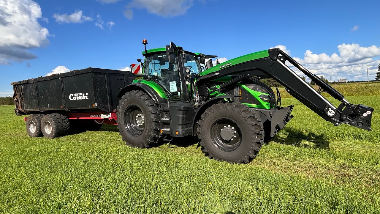Sonnan ajoa Valtra Q 245 & Camion hrv 210 combi
