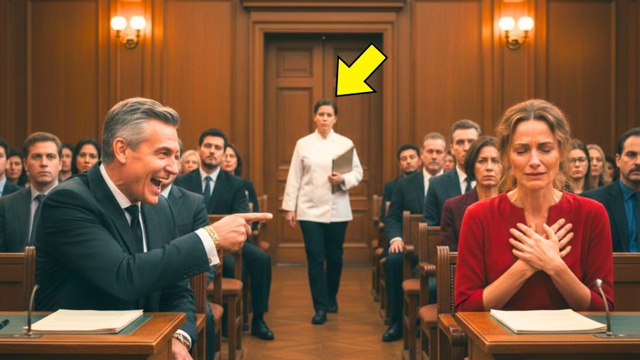 MILIONÁRIO HUMILHA ESPOSA POR NÃO TER ADVOGADO... ATÉ A COZINHEIRA CHEGAR E CALAR O TRIBUNAL