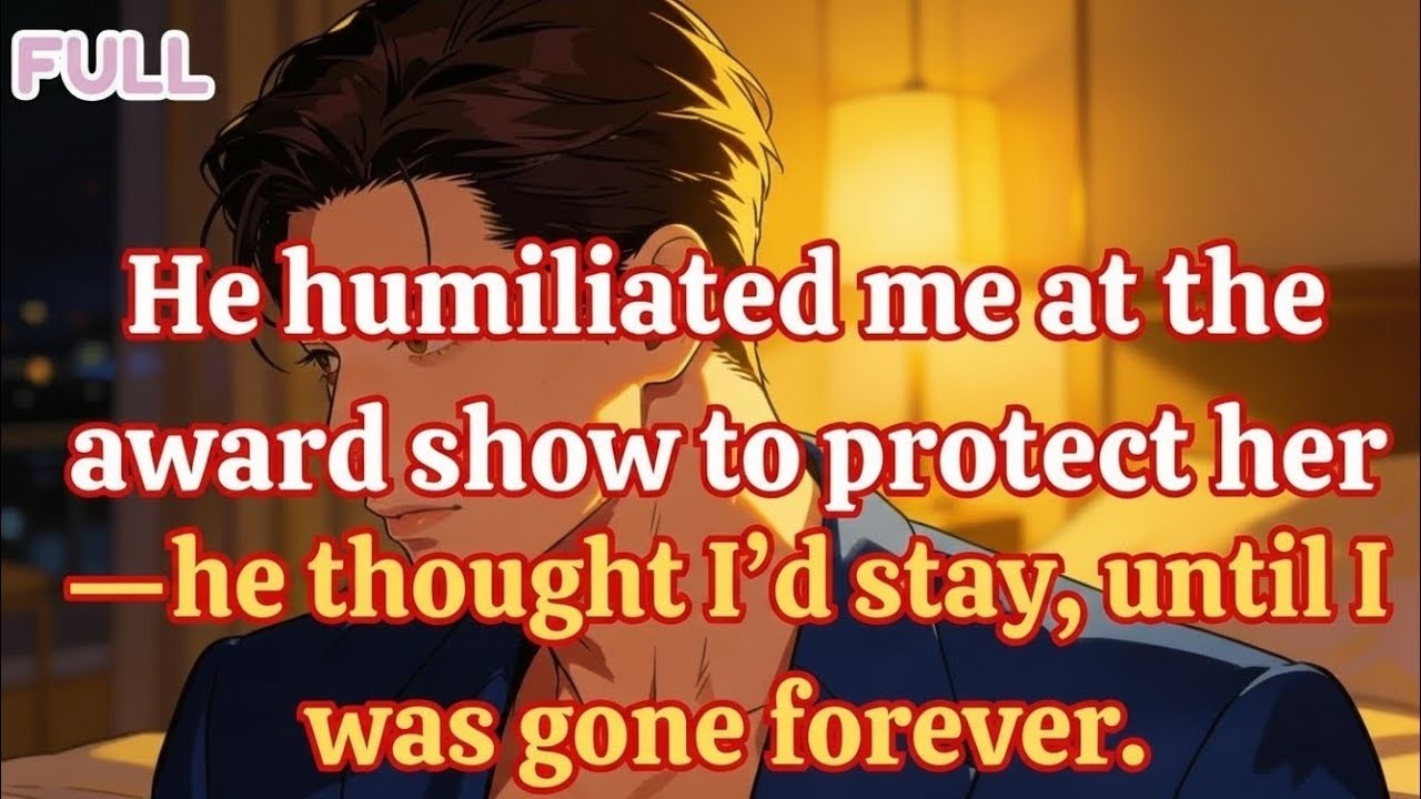 He humiliated me at the award show to protect her—he thought I’d stay, until I was gone forever