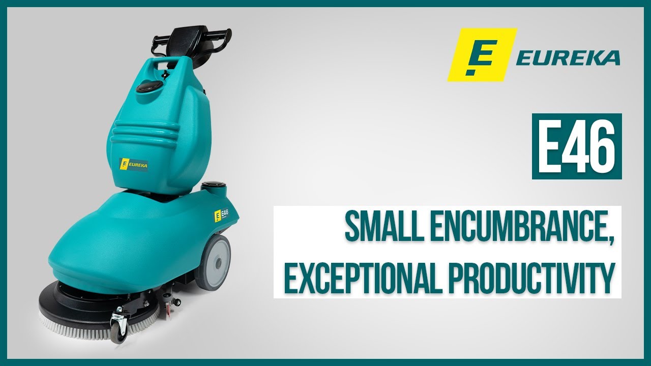 Floor Cleaning Machine | Mini Professional Walk-behind scrubber-dryer Eureka E46