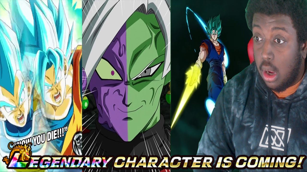 NEW LR Vegito Blue & Zamasu Super Attacks REACTION and Breakdown on Dokkan World Wide Celebration!