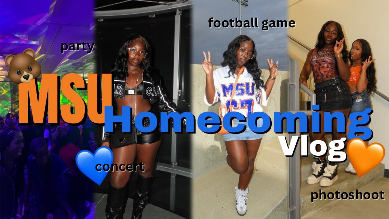HBCU Vlog: Morgan State Homecoming Week 2025💙🧡🐻