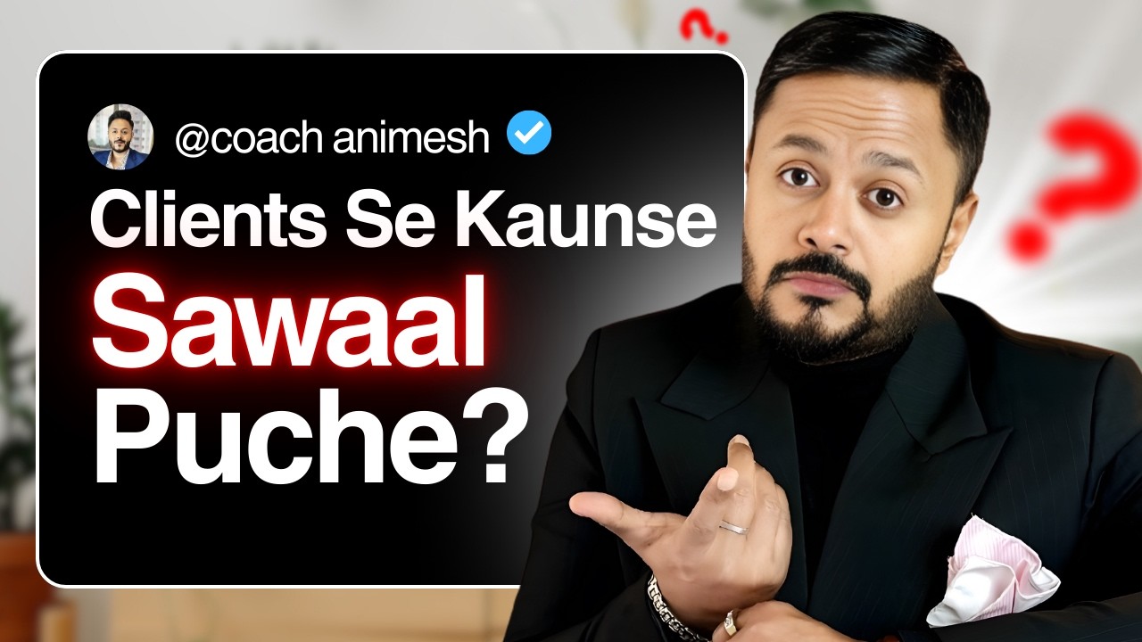How To Ask Right Questions In Sales by Sales Expert Coach Animesh