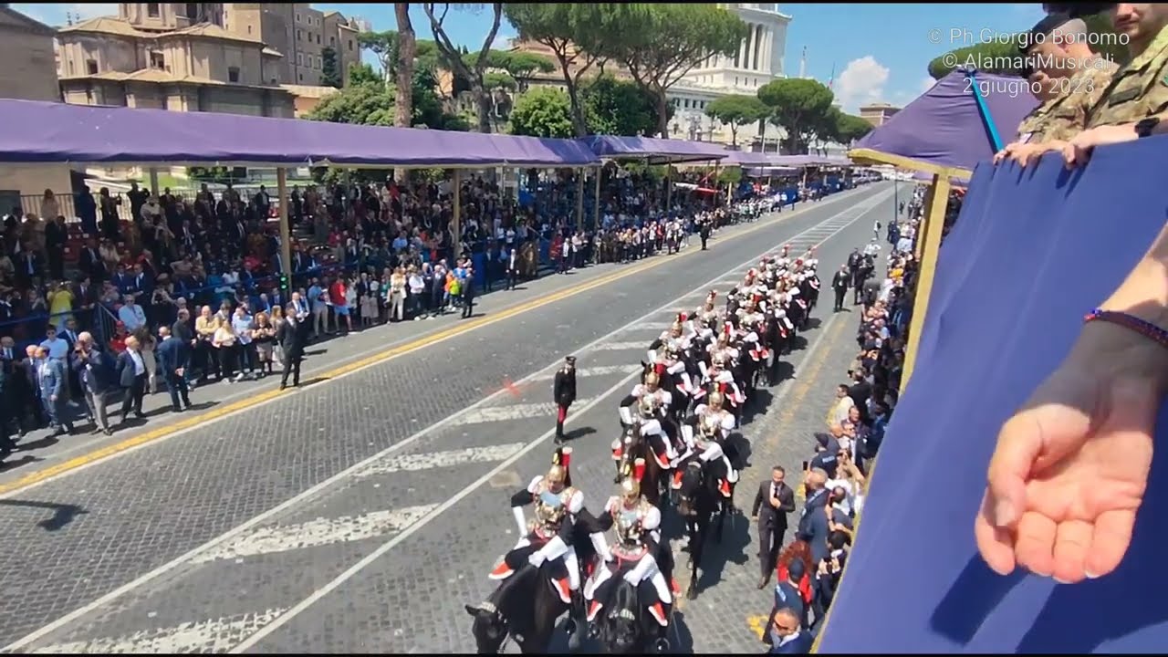 Parata del 2 Giugno 2023: onori al Presidente della Repubblica e Frecce Tricolori