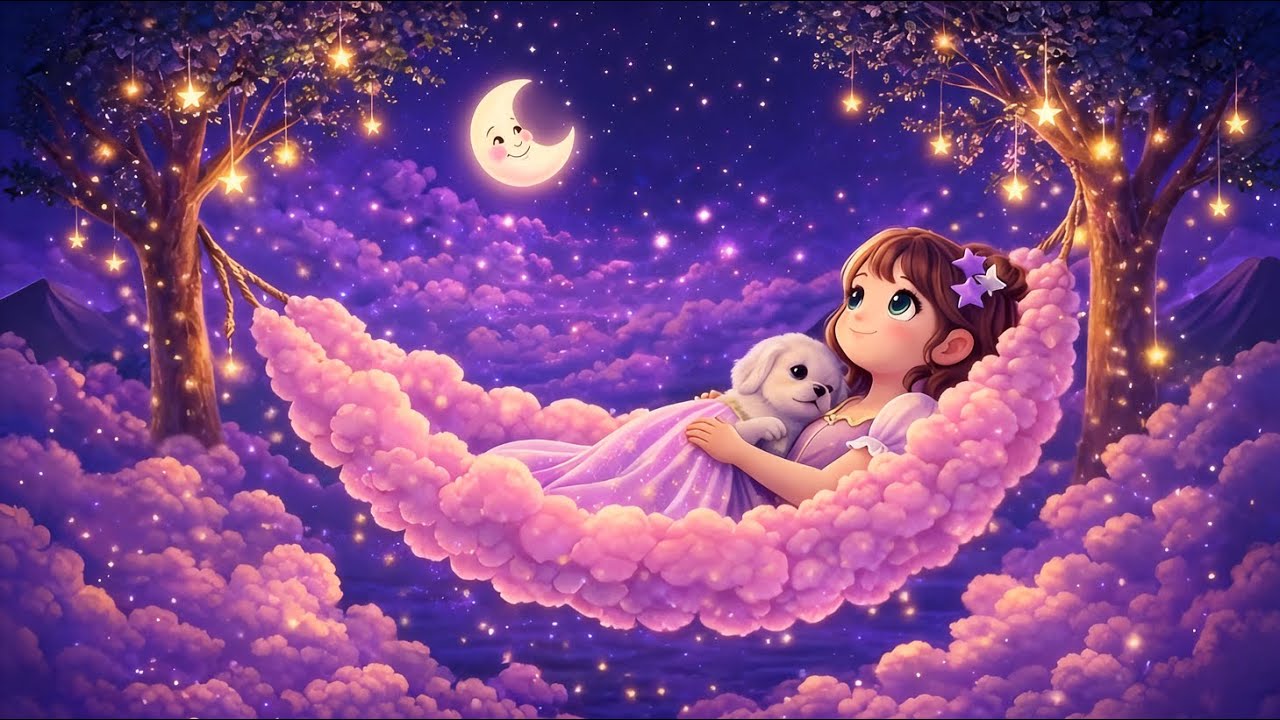 Calm Time with Nana Ep 24 ☁️ Cozy Cloud Hammock | 寶寶睡眠音樂 | Gentle Sleep Music (Music Only)