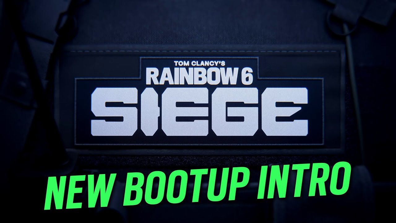 NEW Rainbow Six Siege Bootup INTRO