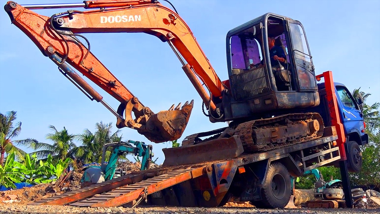 M&Aacute;Y X&Uacute;C ĐẤT | TỔNG HỢP NHỮNG CẢNH L&Agrave;M VIỆC THỰC TẾ ĐẦY CUỐN H&Uacute;T | EXCAVATOR TRUCK 4K #660